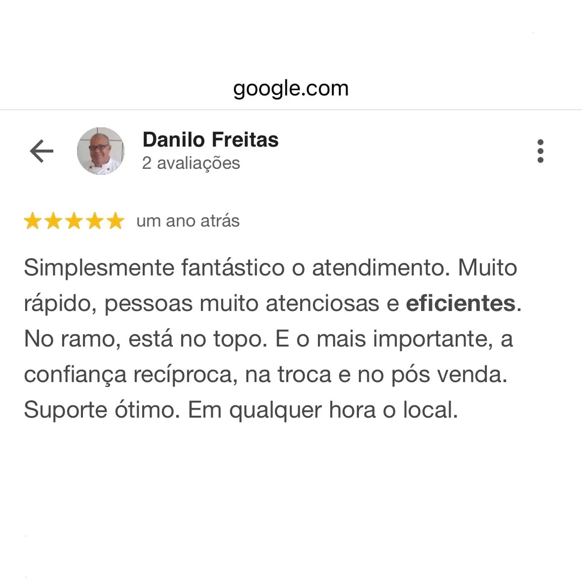 Feedback de cliente - Mário Baterias 2